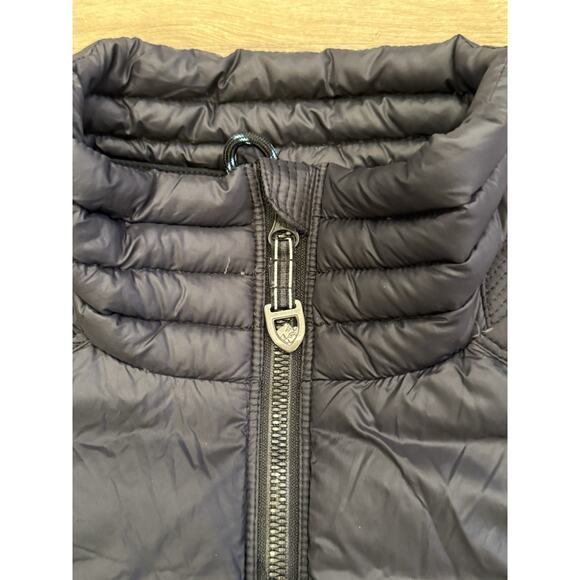 Kuhl Projekt Spyfire Goose Down Puffer Jacket Womens S Black Quilted Zip Pockets - Picture 3 of 12